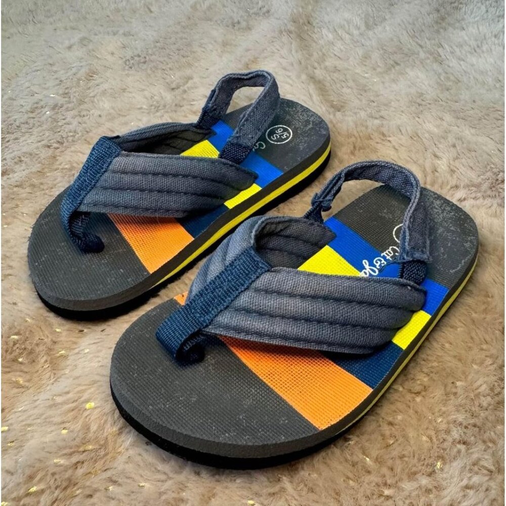 Cat & Jack Toddler Boys Sandals Size 5/6 Blue